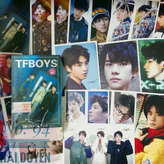 TFBOYS sticker, postcard, lomo, bookmark (nguyên hộp)