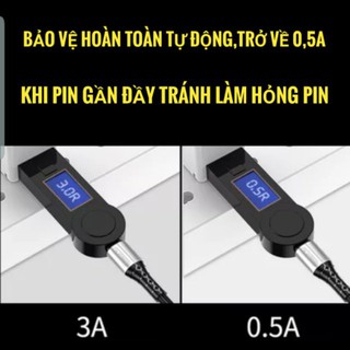 💎 Báo sạc nhanh cho điện thoại Iphone, Vivo, Oppo, Huawei Quick charge 3A{không thích hợp ĐT samsung} - Yobomall