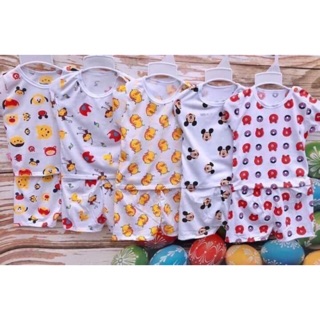 Combo 25  bộ cộc tay cotton