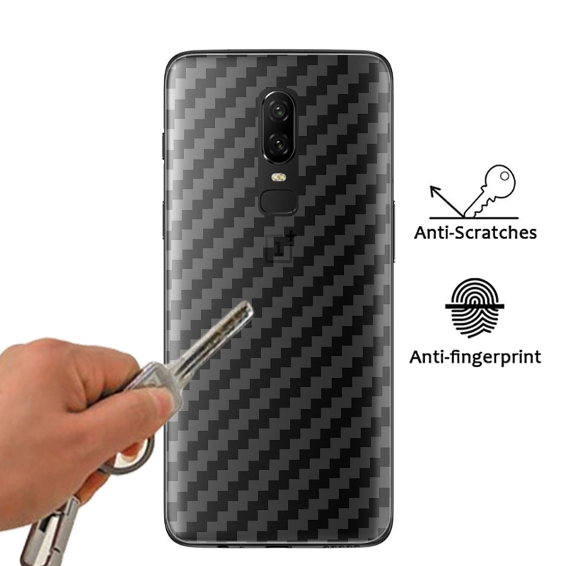 Miếng dán sợi carbon cho Oneplus 11 5G 10T Nord CE 3 2 Lite Nord 2T N10 9R 9RT ACE  8T 8 7T 7 6T 6 1+6T 10 9 Pro
