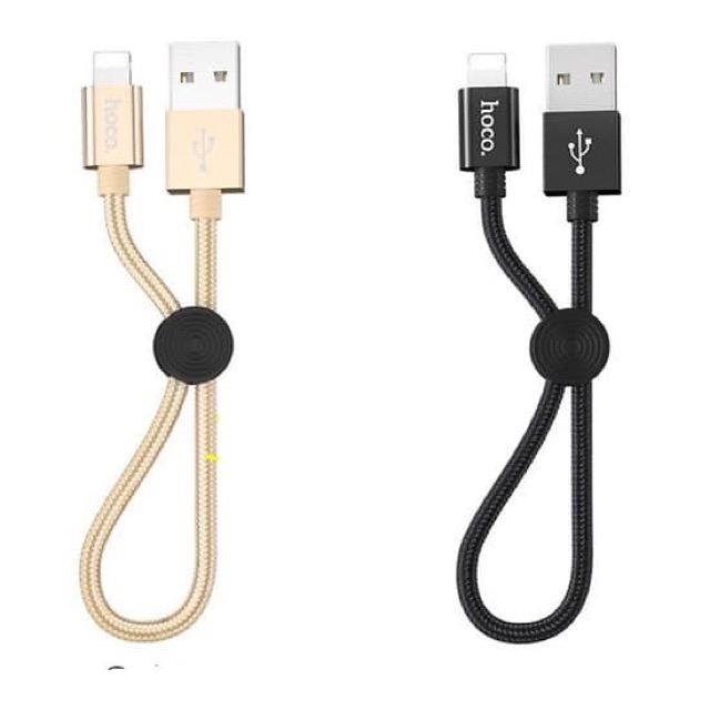 HOCO X35 2.4A DÀI 25cm CÁP SẠC NGẮN SẠC NHANH DÂY DÙ Cáp Lightning iPhone iPad-MICRO USB-TYPE C Cáp sạc dự phòng/X37