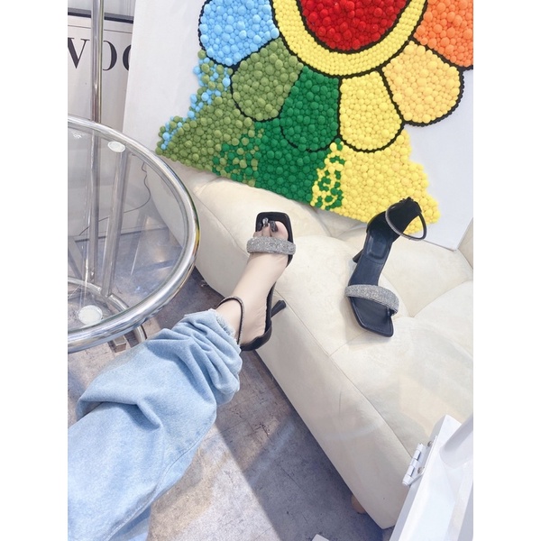 GIÀY Z A R A QUAI ĐÁ HẬU DÂY KÉO CAO 7 PHÂN VỀ ĐỦ MÀU