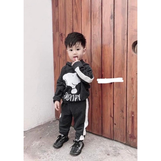 Bộ nỉ snopy bé trai