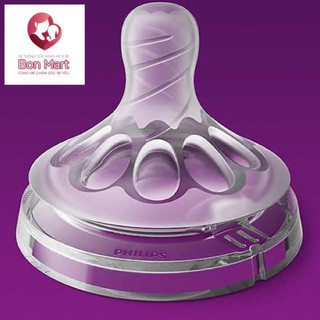 Núm ty thay bình sữa Avent Natural đủ số ( giá bản lẻ 1 núm không kèm hộp )