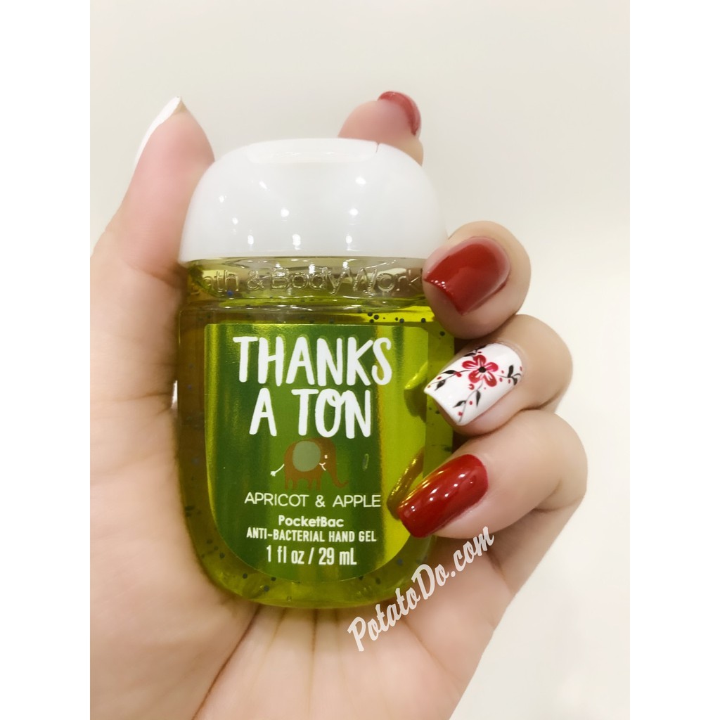 Gel Rửa Tay Khô Sát Khuẩn Bath & Body Works 29 ml - APRICOT & APPLE