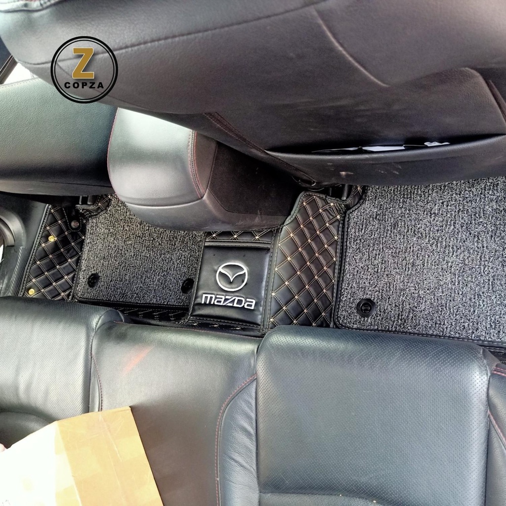 Thảm Lót Sàn Ô Tô 6D COPZA Dành Cho Xe MAZDA 5 Chỗ Thiết Kế Sang Trọng Cách Âm Cách Nhiệt Bảo Vệ Sàn Xe Hiệu Quả