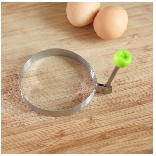 Khuôn Rán Trứng Ốp La, Bánh - Khay Chiên Tạo Nhiều Hình Cute Có Núm Cầm