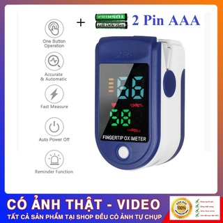 Máy đo Sp02 đo nồng độ oxy trong máu và nhịp tim Fingertip Pulse Oximeter LK-87