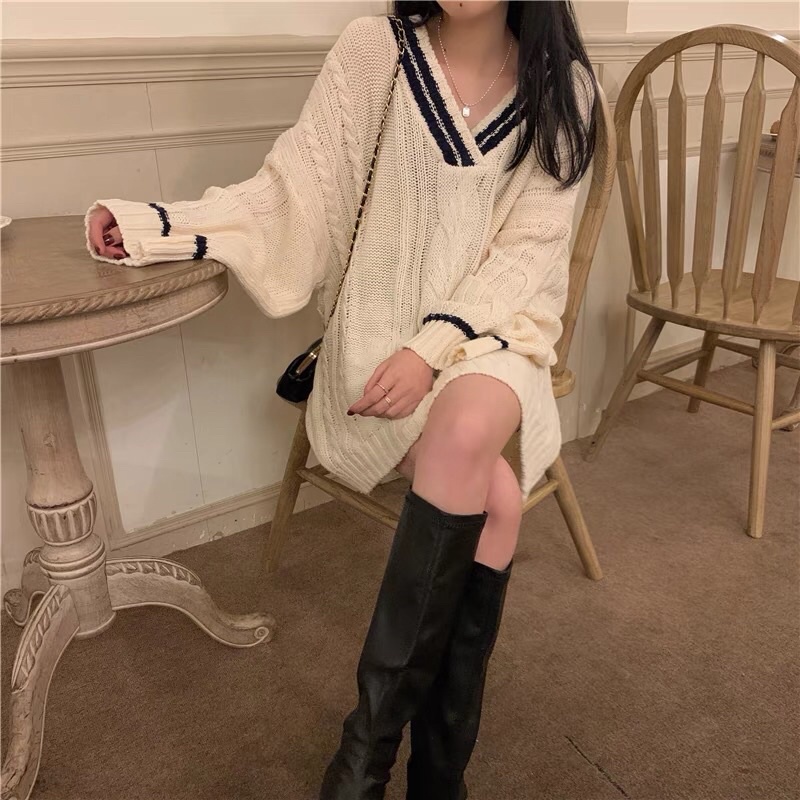 ⛔️ÁO LEN XOẮN PHONG CÁCH CỔ ĐIỂN😍⛔️