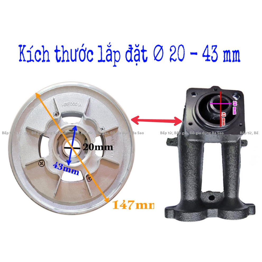 Điếu Bếp Gas Âm Đa Năng 002A
