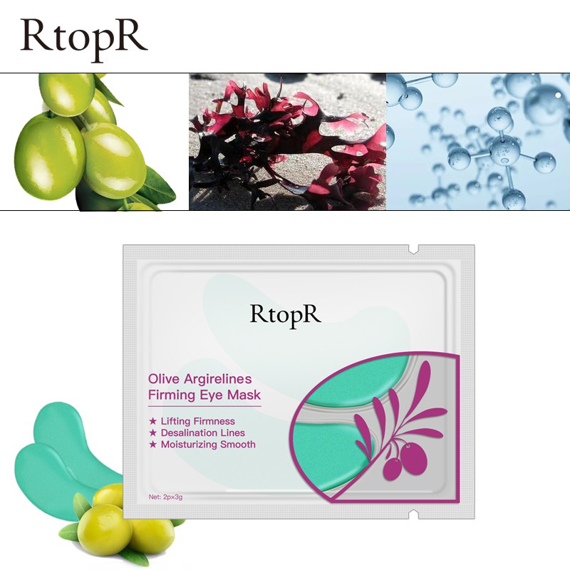 (Hàng Mới Về) 1 Cặp Mặt Nạ Mắt Rtopr Chiết Xuất Ô Liu Làm Săn Chắc Da Chống Lão Hóa | BigBuy360 - bigbuy360.vn
