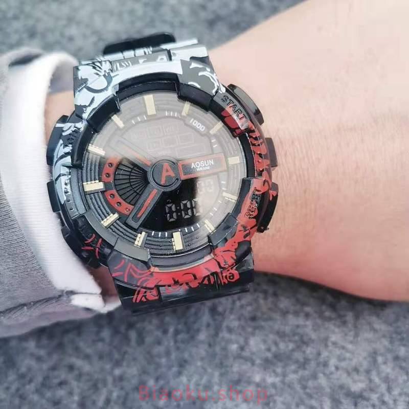 Đồng Hồ Điện Tử Chống Thấm Nước Hình Hoạt Hình One Piece | BigBuy360 - bigbuy360.vn