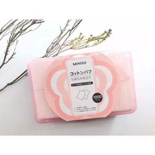 Bông tẩy trang Miniso 1000 miếng