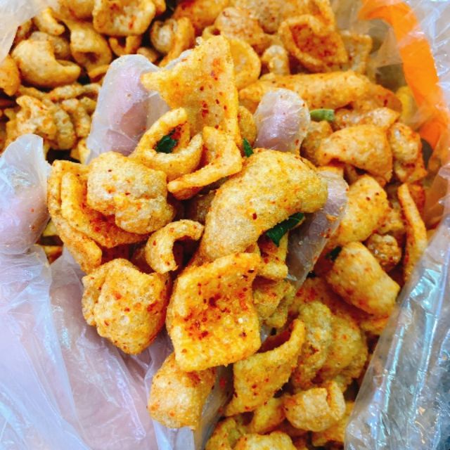 2 hũ Da heo chiên giòn tỏi ớt 150gr