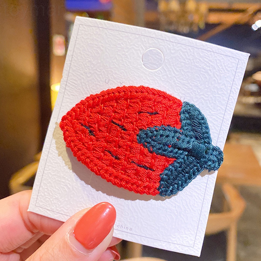 Kẹp tóc hình trái cây dễ thương cho bé gái