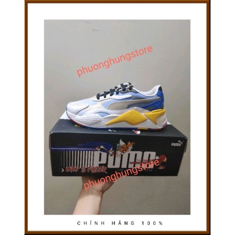 Giày thể thao nữ Pu.ma RSX bản Sonic size 37.5