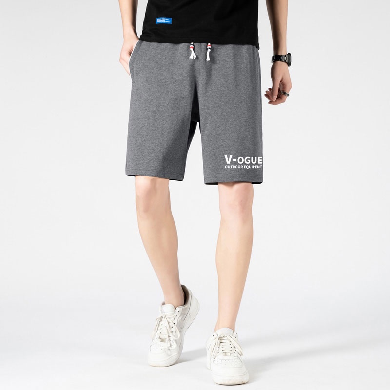 Quần Short Thể Thao Ống Rộng Phối Dây Rút Thời Trang Đi Biển Trẻ Trung Cho Nam