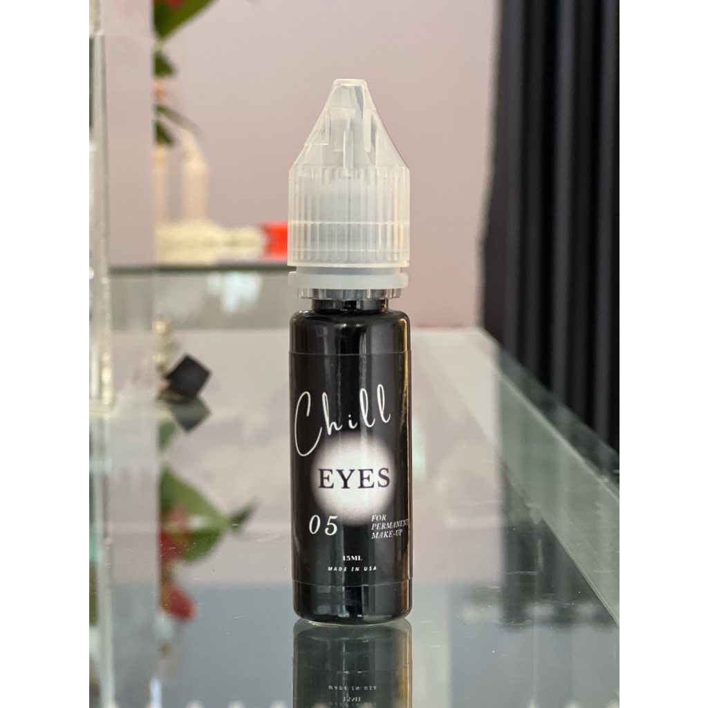 Mực phun đi sợi hairstroke CHILL dành cho lông mày bong đậm không trổ xanh trổ đỏ