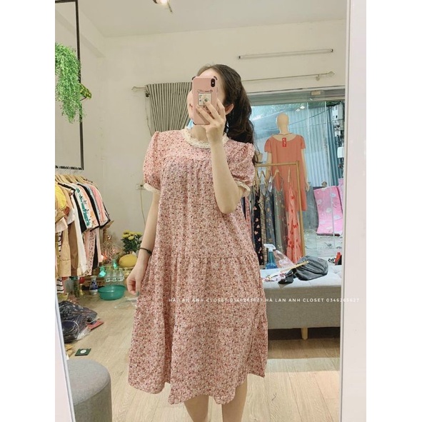 Váy bầu hoa nhí xinh