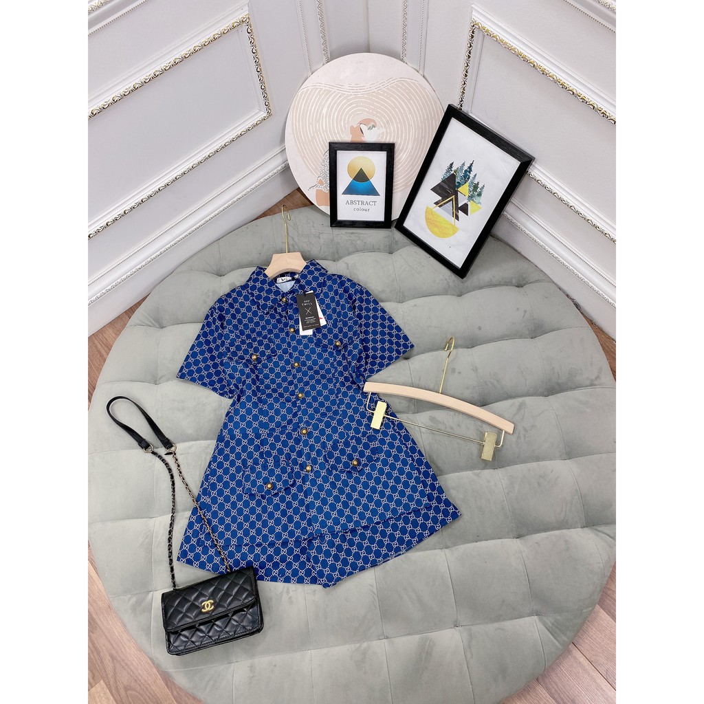 Set Sơ Mi Bò Cúc Đồng Nắp Túi Cao Cấp | BigBuy360 - bigbuy360.vn