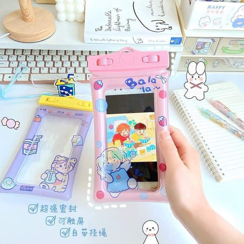 Túi Phao Chống Nước Điện Thoại Đi Bơi - Túi Đựng Điện Thoại Chống Nước Có Phao Nổi