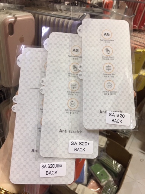 PPF AG nhám chống bám vân tay S20 S20 Plus S20 Ultra