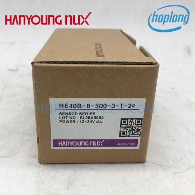 HanYoung HE40B-6-500-3-T-24 Hanyoung Bộ mã hóa vòng quay 500 xung ngõ ra ABZ trục 6mm