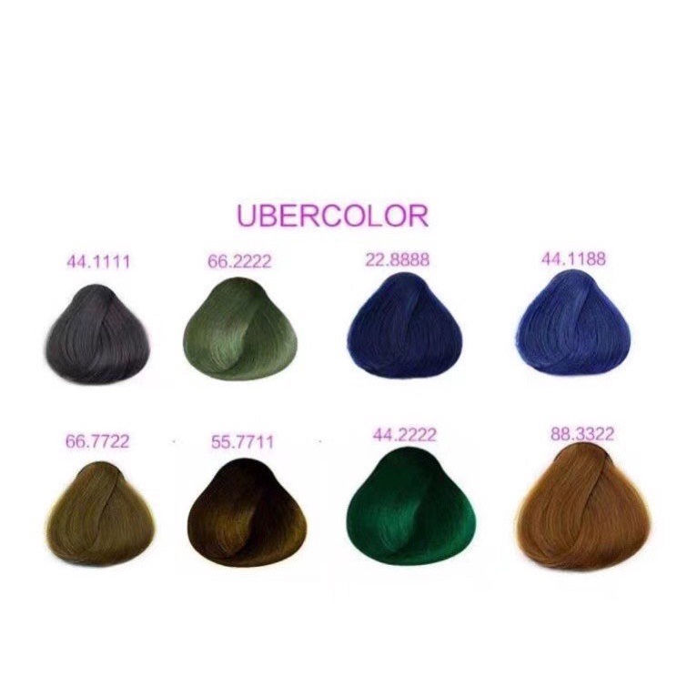 Thuốc nhuộm tóc ubercolor mẫu mới 2022