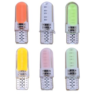 Cod-rem 10pcs 12v 2w t10 led car interior lights cob wedge light lamps