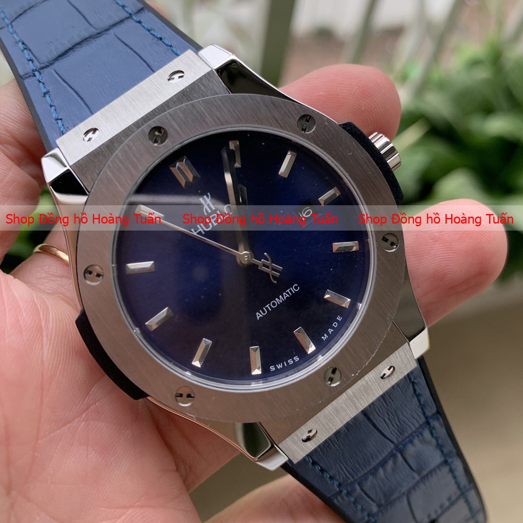 Đồng Hồ Nam HUBLOT Máy cơ, Mặt kính sapphire chống xước chống nước siêu cấp, bảo hành 12 tháng