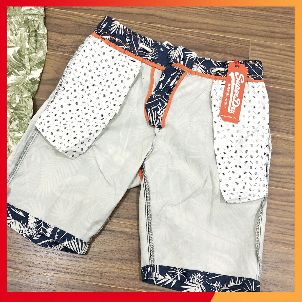 Quần short kaki hoa nam xuất khẩu VNXK