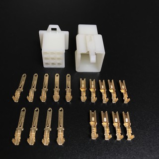 Giắc xe máy 9 pin 2.8mm kết nối dây điện trên xe máy