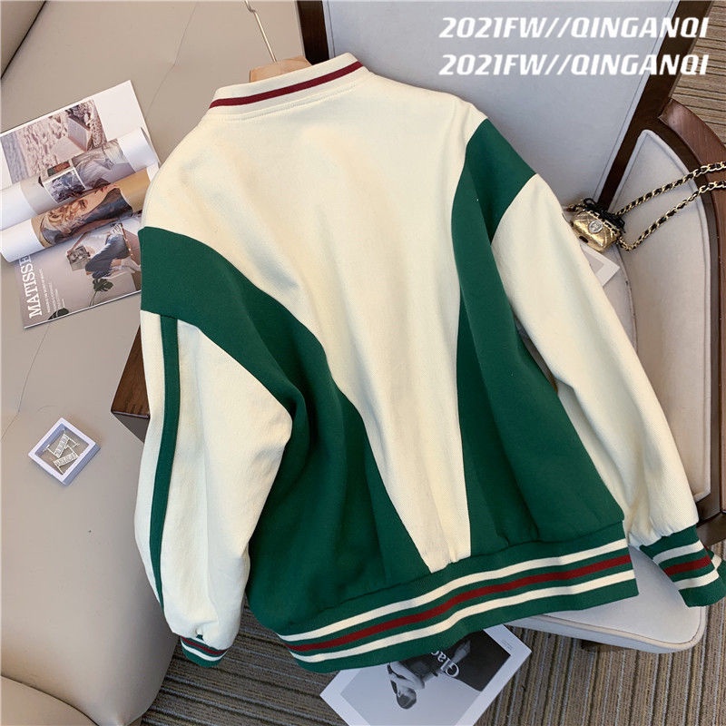 Áo Khoác Bóng Chày Phong Cách Retro Mỹ Thời Trang Xuân Thu 2022 Mới Cho Nam Nữ