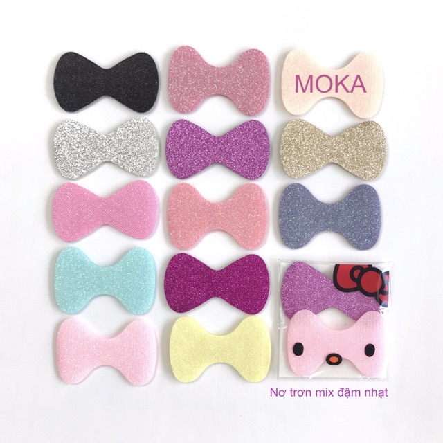 Set 2 miếng dán tóc Kitty nhũ cỡ lớn (Ảnh thật shop tự chụp 100%)