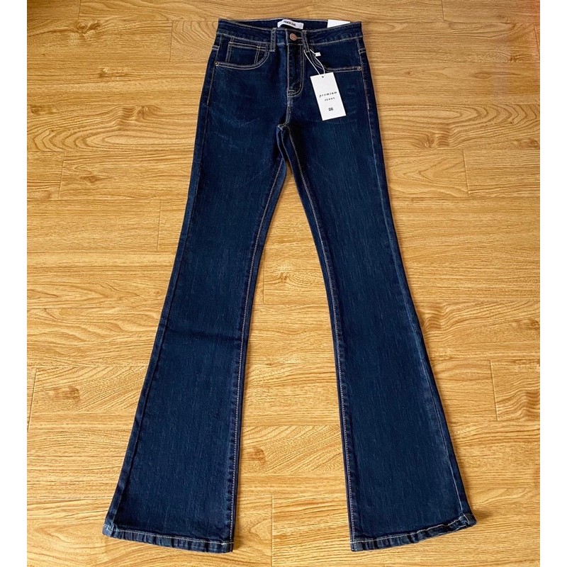 Quần loe lưng cao dáng dài siêu sang