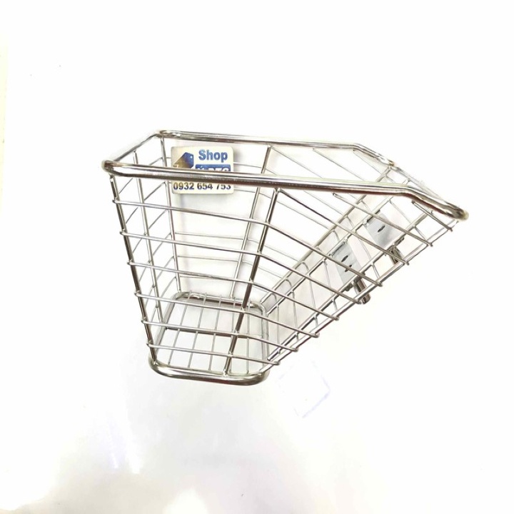 Rổ Inox Gắn Xe Sirius MS2164