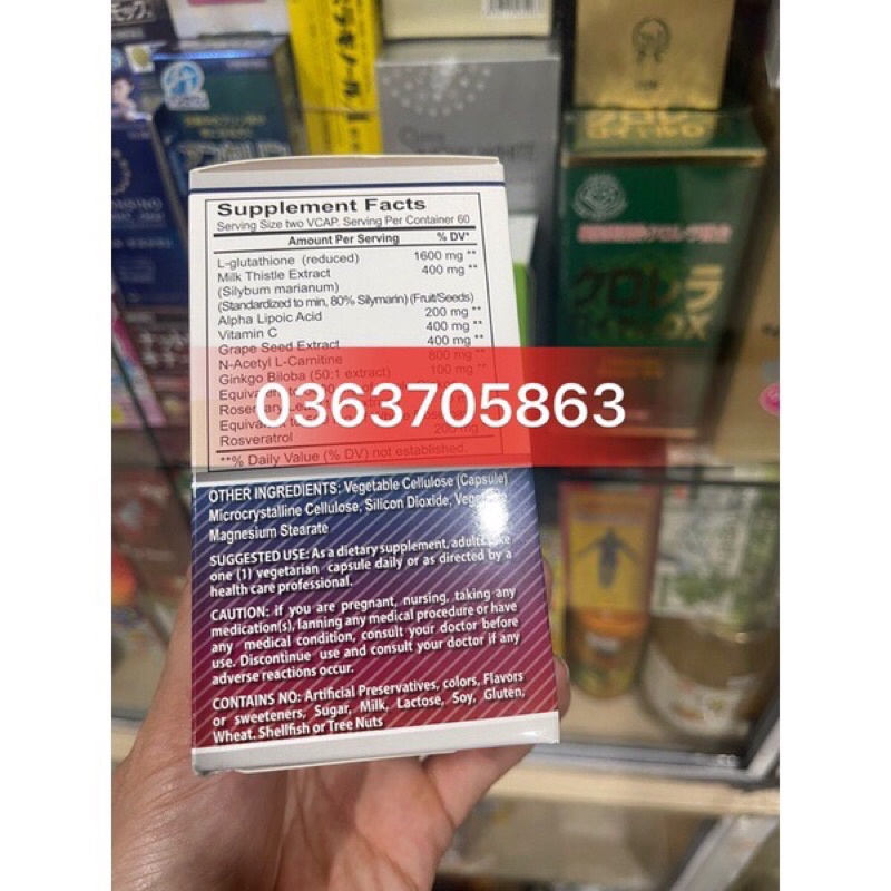 L-GLUTATHIONE GIÚP SÁNG DA ,ĐẸP DA