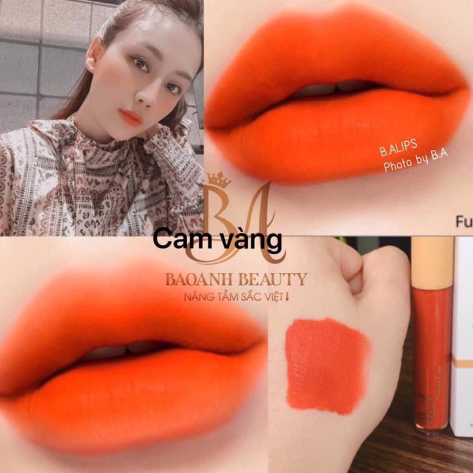 [Cam Vàng] Son Kem Lì Nắp Vàng Cao Cấp B.A Màu Cam Vàng | BigBuy360 - bigbuy360.vn