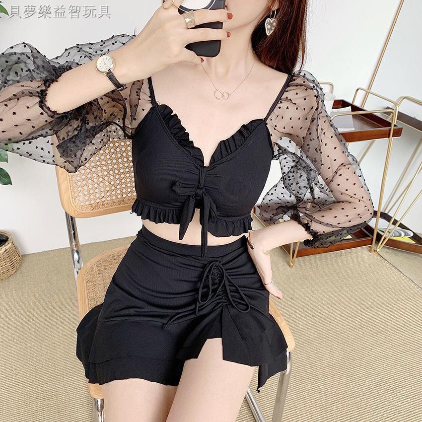 Bộ Đồ Bơi Lưng Cao Phối Ren Xinh Xắn Theo Phong Cách Mùa Xuân | BigBuy360 - bigbuy360.vn