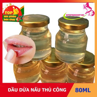 75ml - Tinh Dầu Dừa Nấu Thủ Công thơm lừng (chống hăm, rạn da...)