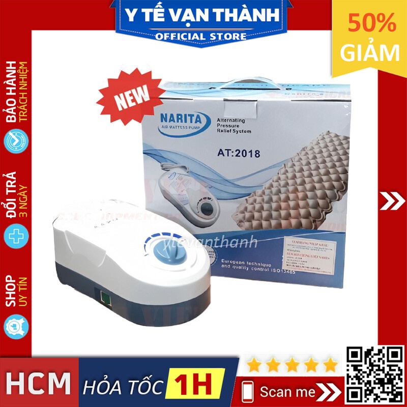 ✅ [TRỌN BỘ] Nệm (Đệm) Hơi Chống Loét: NARITA AT 2018 (Công Nghệ Nhật) -VT0097