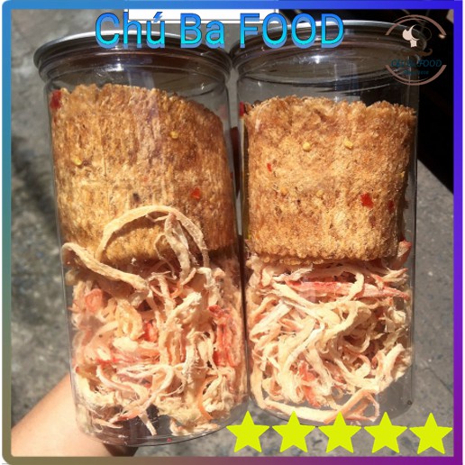 Khô Mực Mix 2 Vị ⚡Hấp dừa, Cán nguyên⚡Chú Ba FOOD | Mực thơm, Ngon, Chất lượng 250G(Cả Hộp) | BigBuy360 - bigbuy360.vn