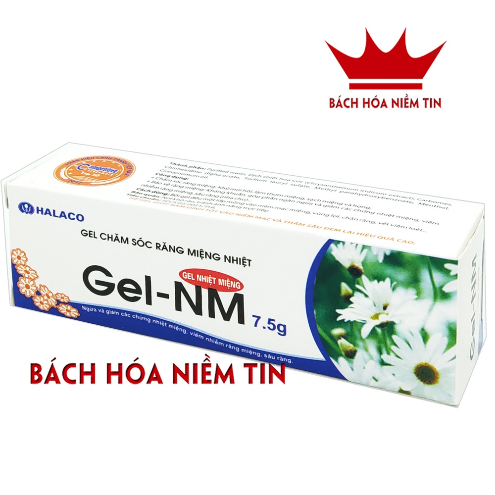 Gel giảm nhiệt miệng. gel bôi nhiệt miệng Tuýp 7.5g dùng nhiều lần - làm thơm miệng, sạch khuẩn, ngừa sâu răng
