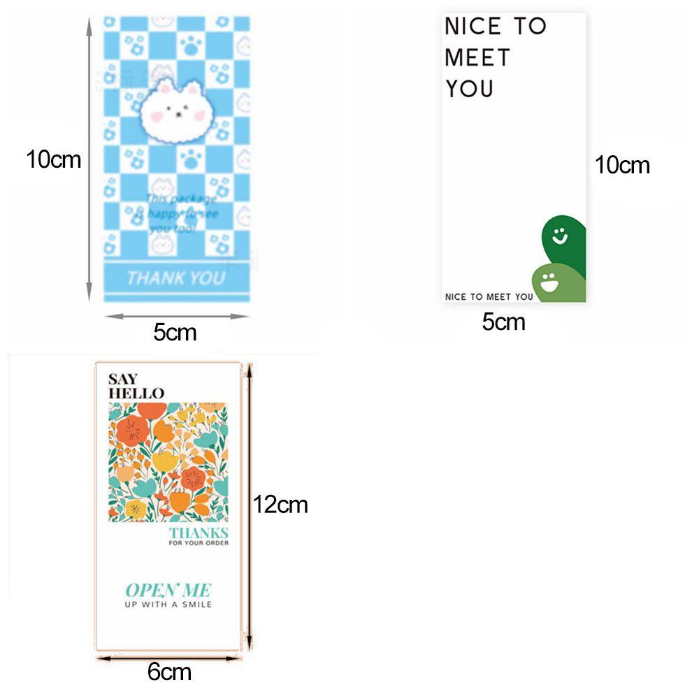CHOOKEY Set 50 Miếng Dán Chữ Thank You Trang Trí Gói Quà