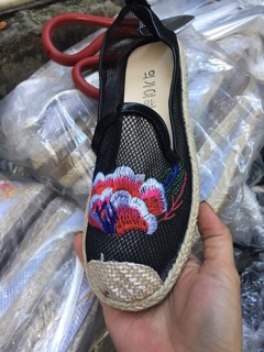 Dép nữ cói lưới