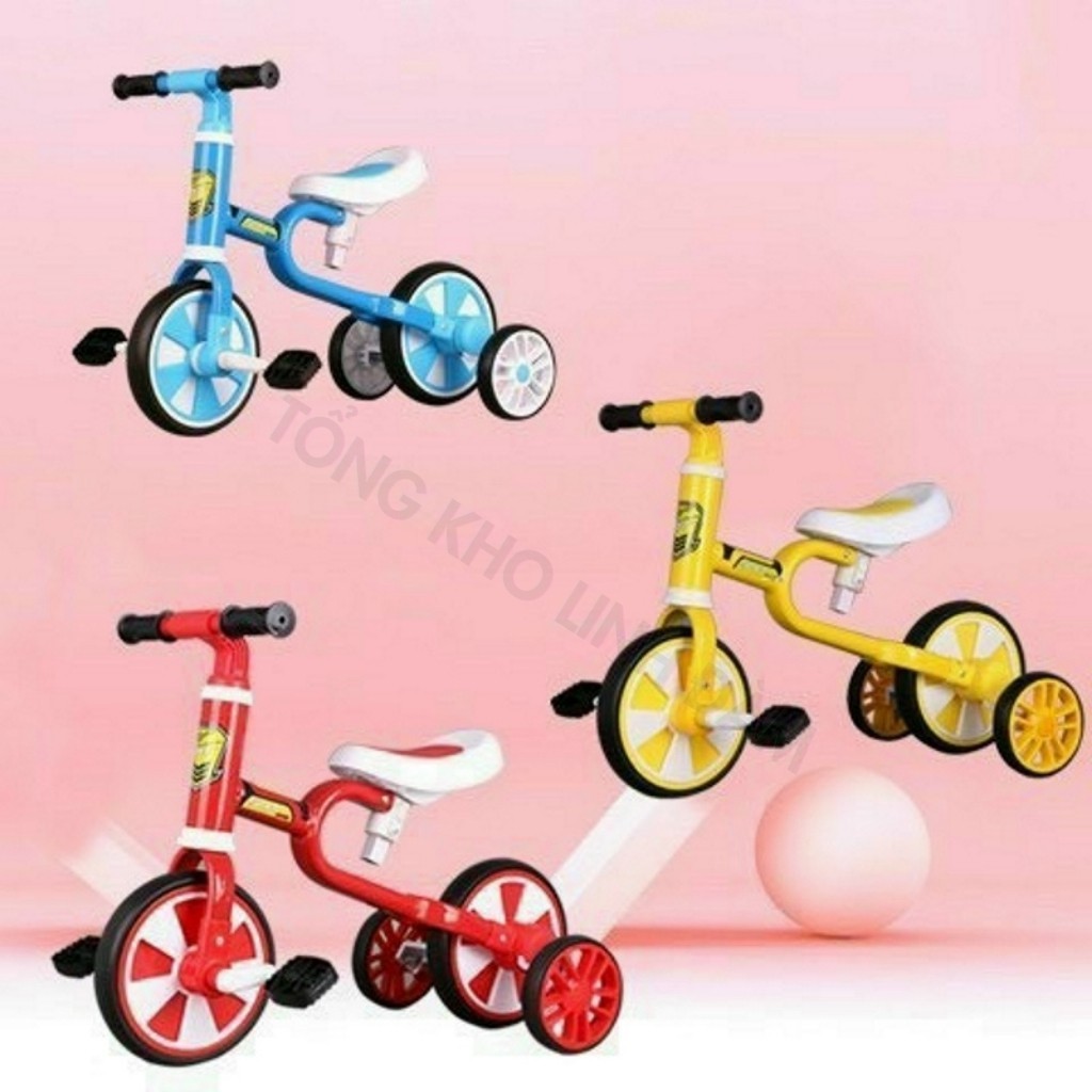 Xe chòi chân đa năng MOTION Dành Bé 1-4 TuổiChính hãng kiêm xe thằng bằng kiêm xe đạp 4 bánh, Thiết Kế Chắc Chắn