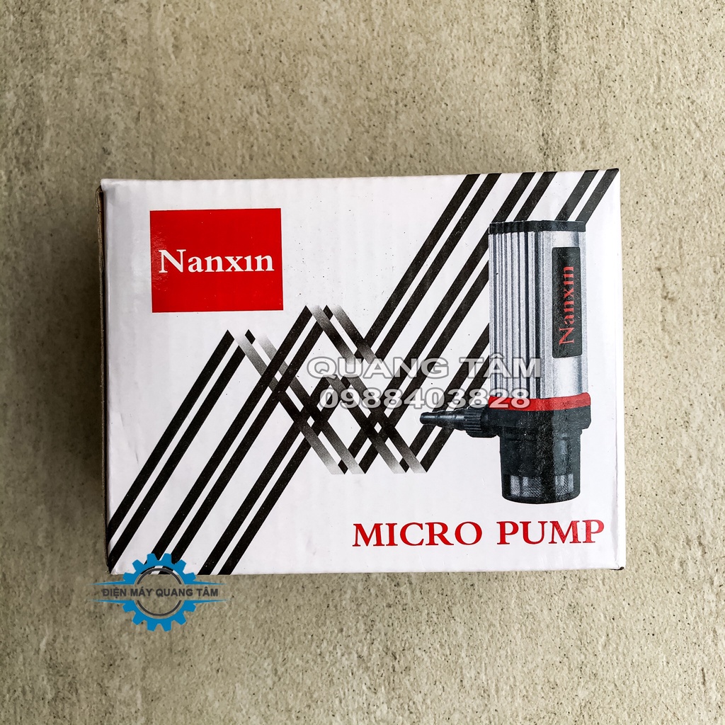 Máy Bơm Nước Đẩy Cao Mini 12V Hỗ Trợ Khoan - Cắt Nanxin/Madika/JNPA (Cây, Tiểu Cảnh,..)