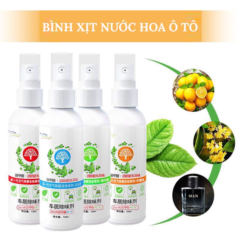 Chai Xịt Khử Mùi Ô Tô - Dạng Nước Hoa