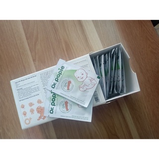(Hàng công ty) Gạc rơ lưỡi Dr Papie (hộp 30 chiếc)