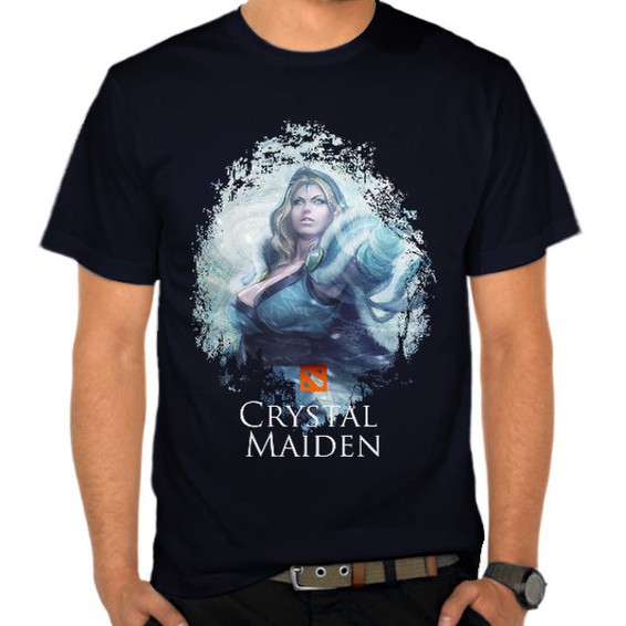 Áo Thun In Hình Dota T-shirt 2 - Crystal Maiden 1 (nmgy2)